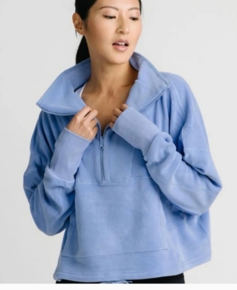 Zyia Grapemist Fleece Beacon Cinch Jacket